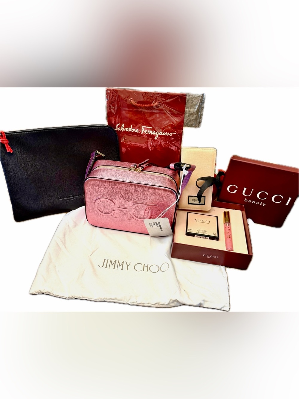 🥰♥️ Jimmy Choo, Gucci Beauty & Salvatore Ferragamo